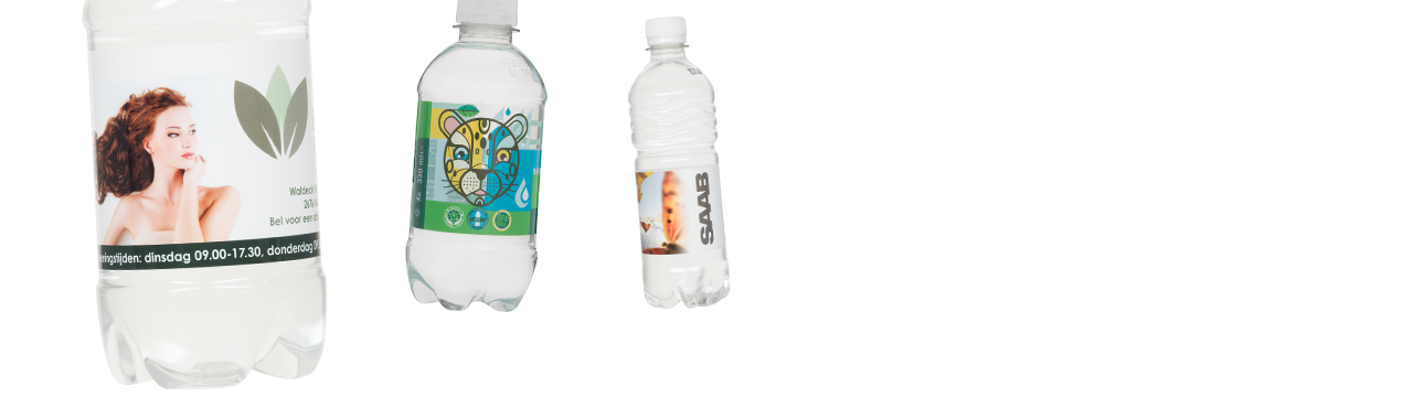 Print bottles of mineral water with your own label and logo
