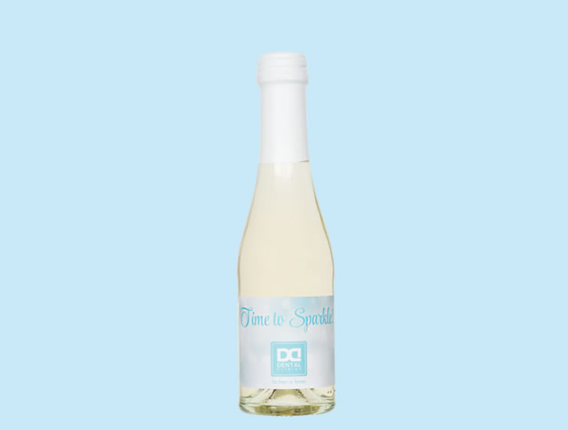 Custom label Secco Vino Frizzante 20 ml. bottle
