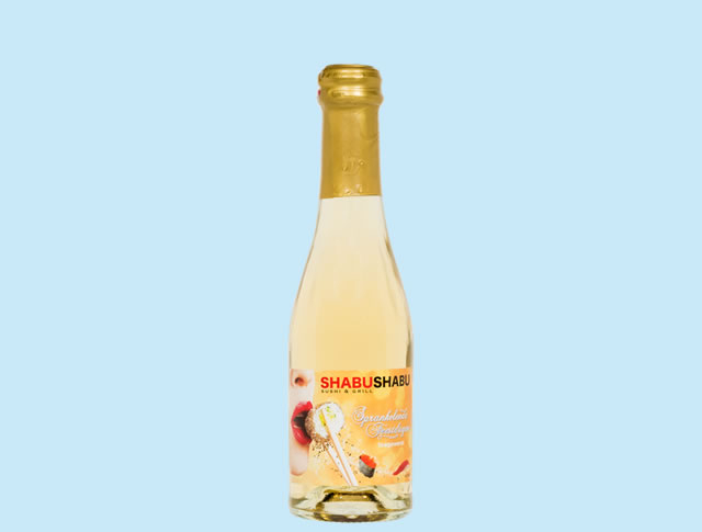 Custom label Secco Vino Frizzante 20 ml. bottle 2