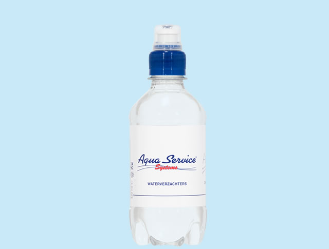 Custom label water bottle 33 cl. sport cap 2