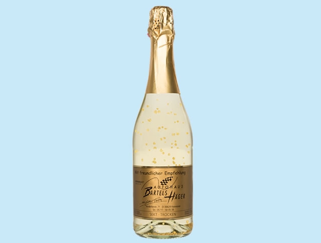 Custom label Sekt Gold 75 cl. bottle 1