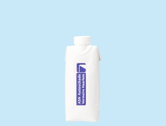 Tetra Prisma 33 - carton water pack with logo
